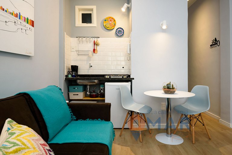 Studio em Copacabana a 5 min da praia | BC 530/703
