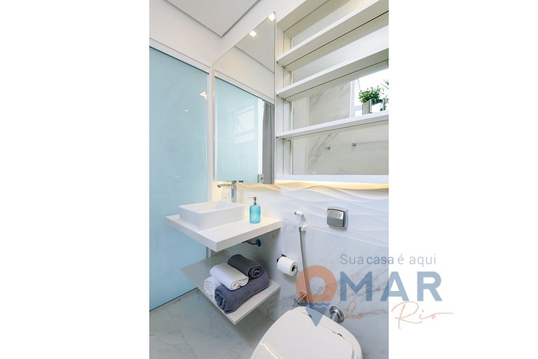Studio em Copacabana a 180m da praia | RP 23/404