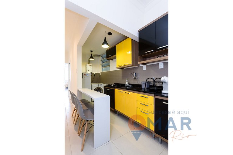 Studio decorado a 400m da Praia | SL 363/814