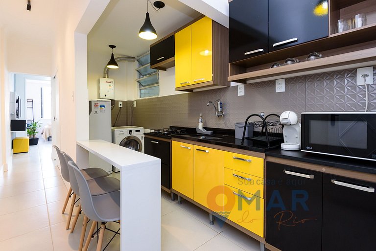 Studio decorado a 400m da Praia | SL 363/814