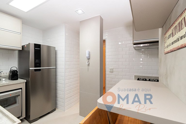 Apartamento decorado a 350m da Praia | SF 159/102