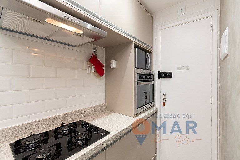 Apartamento decorado a 350m da Praia | SF 159/102