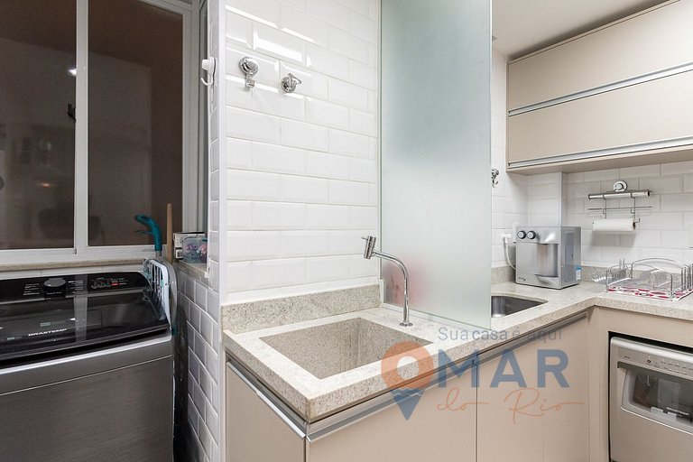 Apartamento decorado a 350m da Praia | SF 159/102