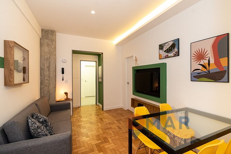 Apartamento 2Qtos a 300m da Praia de Ipanema | VP 318/310