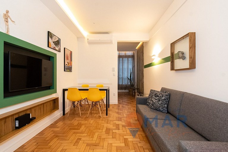Apartamento 2Qtos a 300m da Praia de Ipanema | VP 318/310