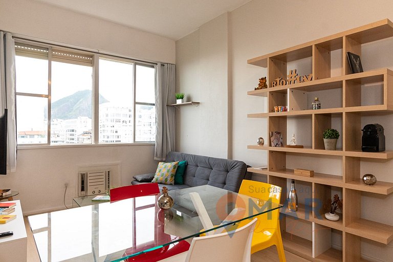 Studio c/ Vista Mar em Copacabana | BRX 58/1002