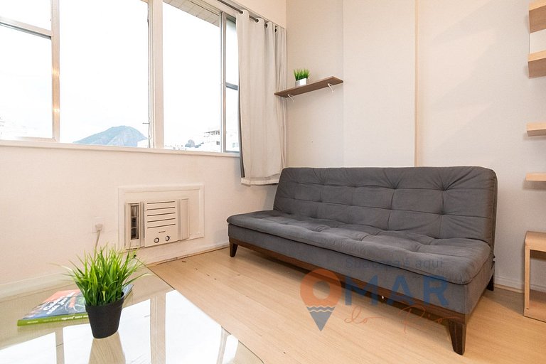 Studio c/ Vista Mar em Copacabana | BRX 58/1002