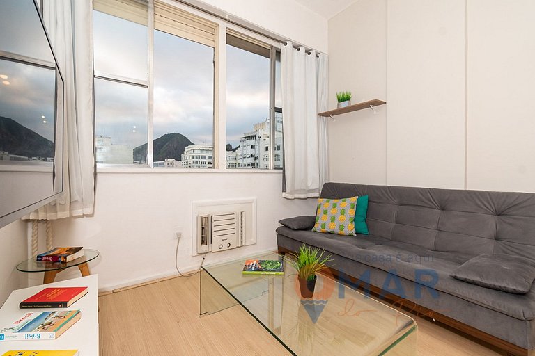 Studio c/ Vista Mar em Copacabana | BRX 58/1002