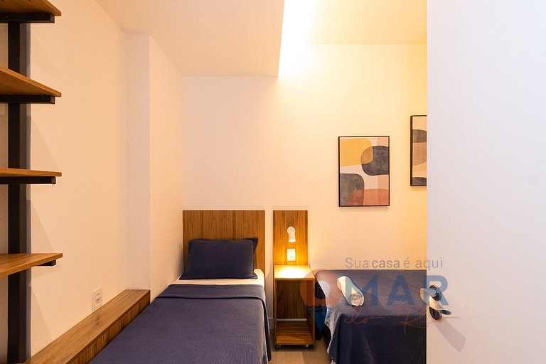 Apartamento 2Qtos a 300m da Praia de Ipanema | VP 318/310