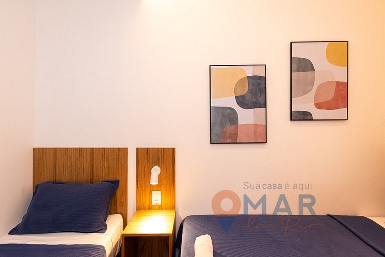 Apartamento 2Qtos a 300m da Praia de Ipanema | VP 318/310