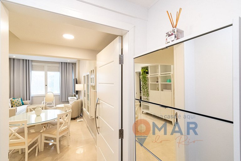 Apê com 3 quartos em Copacabana com banheira | SL 432/401