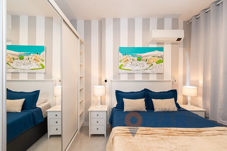 Apê com 3 quartos em Copacabana com banheira | SL 432/401