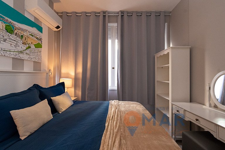 Apê com 3 quartos em Copacabana com banheira | SL 432/401