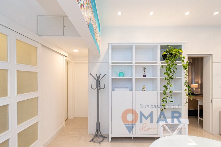 Apê com 3 quartos em Copacabana com banheira | SL 432/401