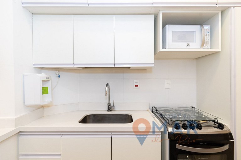 Apê com 3 quartos em Copacabana com banheira | SL 432/401