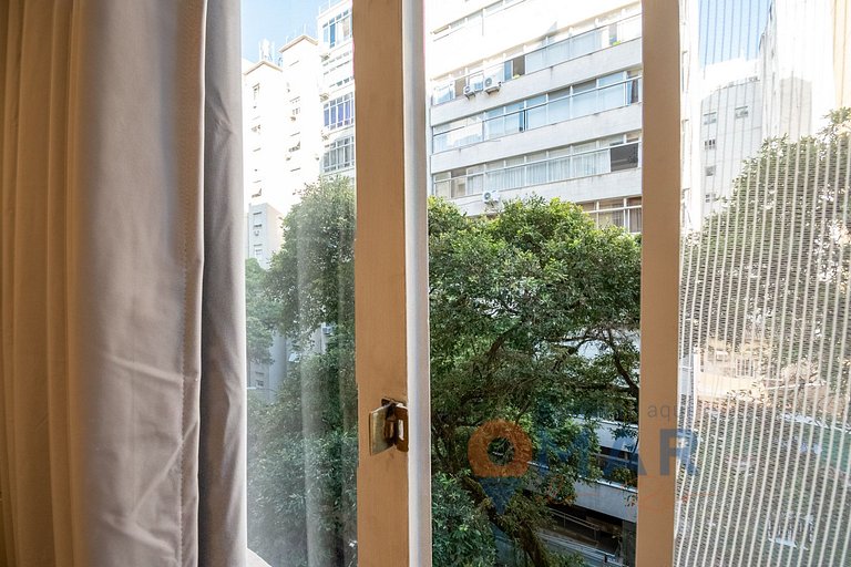Apê com 3 quartos em Copacabana com banheira | SL 432/401
