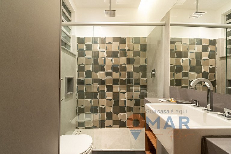 Studio frente-mar em Copacabana | A 3806/1203