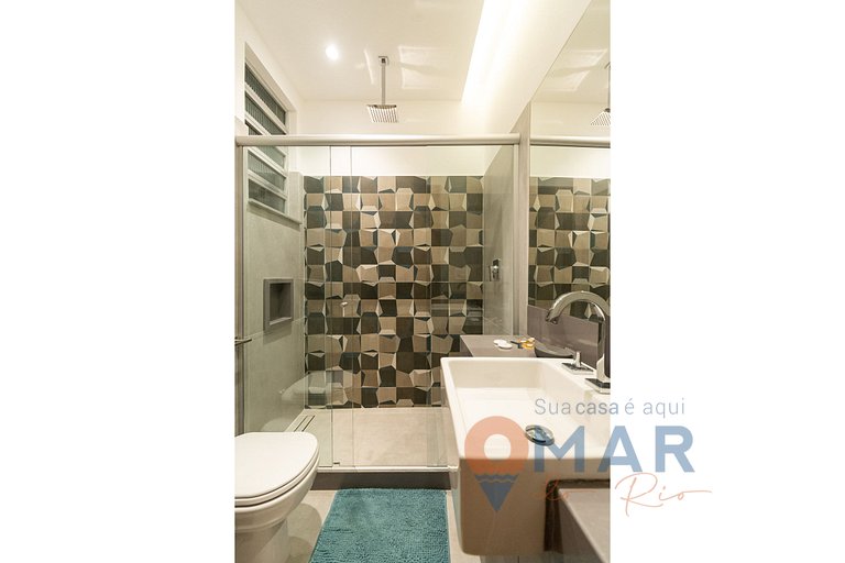 Studio frente-mar em Copacabana | A 3806/1203