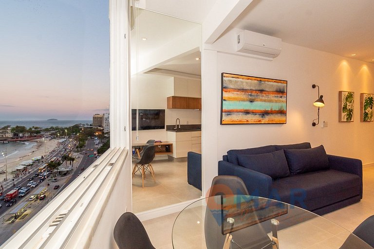 Studio frente-mar em Copacabana | A 3806/1203