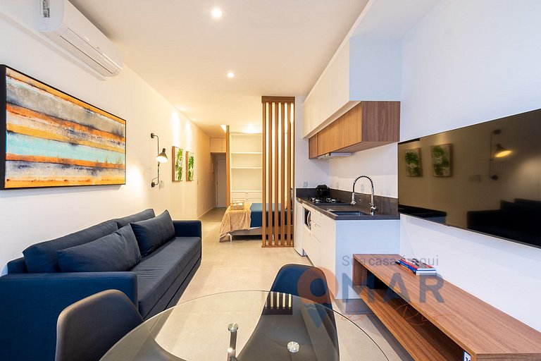 Studio frente-mar em Copacabana | A 3806/1203