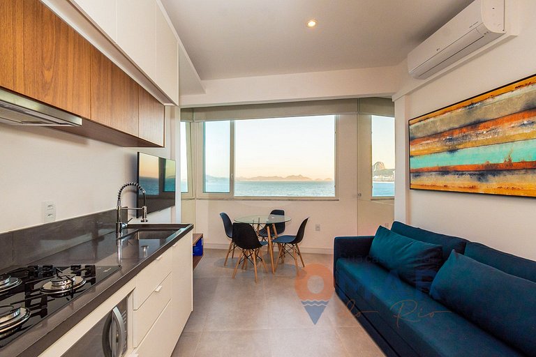 Studio frente-mar em Copacabana | A 3806/1203