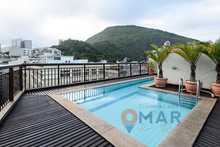 Apto Antigo em Copacabana c/ Piscina | DU 370/801