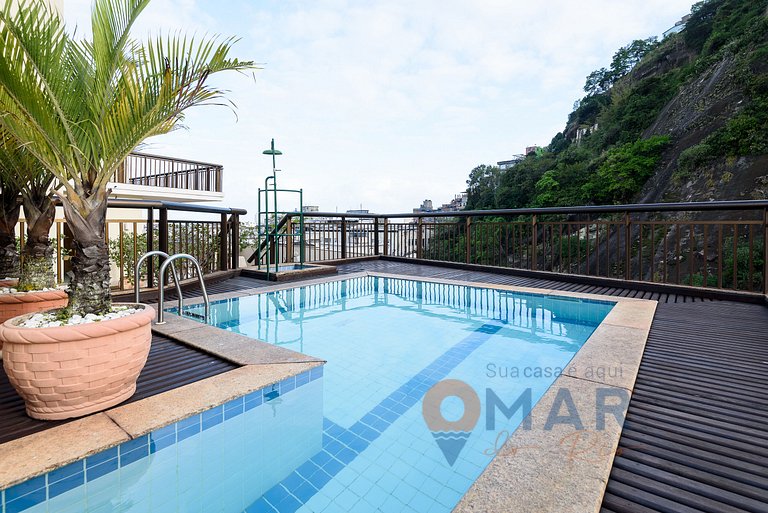 Apto Antigo em Copacabana c/ Piscina | DU 370/801