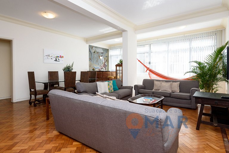 Apartamento espaçoso a 500m da Praia | TN 239/301