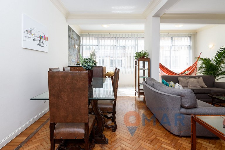 Apartamento espaçoso a 500m da Praia | TN 239/301
