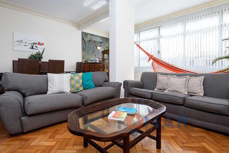 Apartamento espaçoso a 500m da Praia | TN 239/301