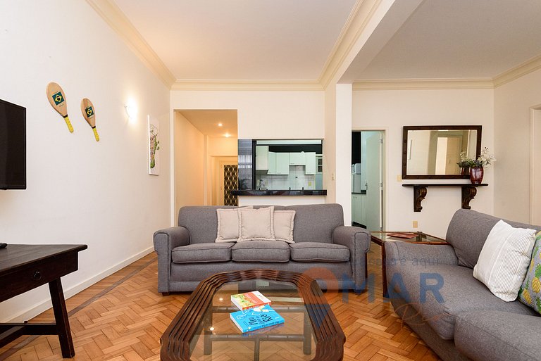 Apartamento espaçoso a 500m da Praia | TN 239/301