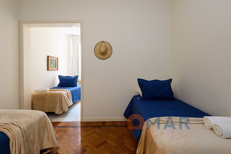 Apartamento espaçoso a 500m da Praia | TN 239/301