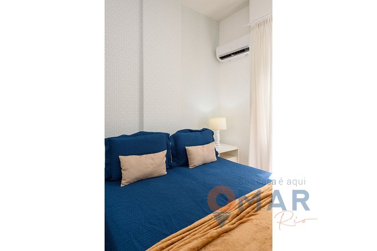 Apê com Qto&Sala a 100m da praia de Copacabana | RE 85/501