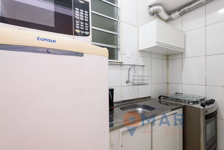 Apê com Qto&Sala a 100m da praia de Copacabana | RE 85/501