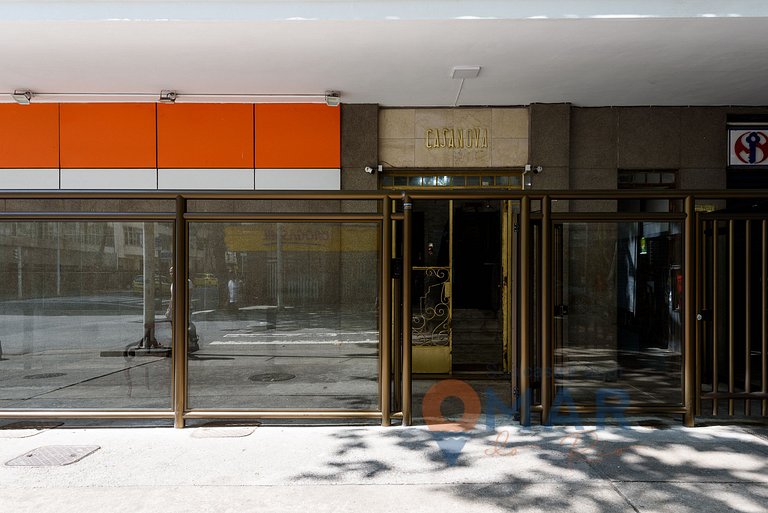 Apê com Qto&Sala a 100m da praia de Copacabana | RE 85/501