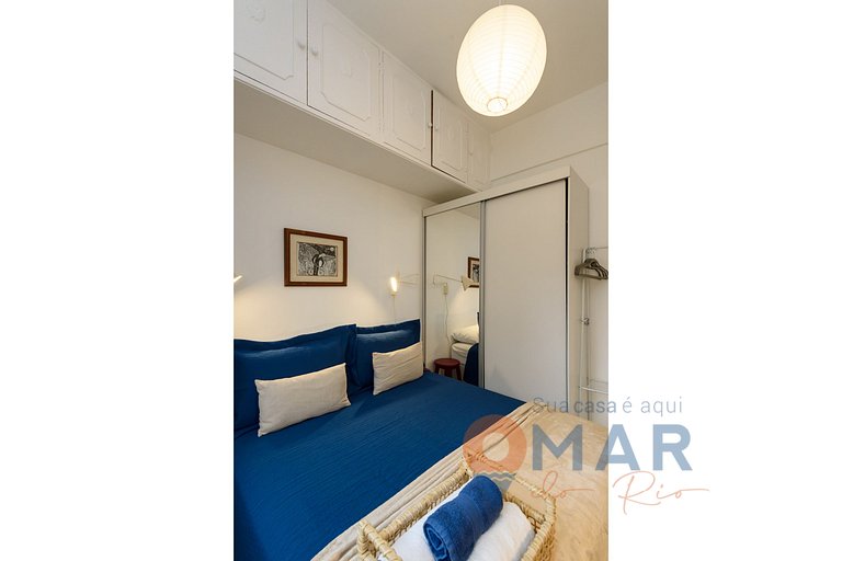 Flat em Ipanema a 350m da praia | BT 82/108