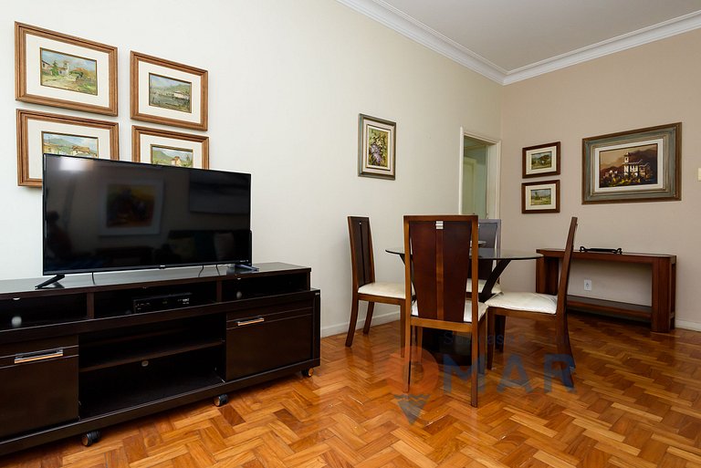Clássico 3Qtos em Copacabana próximo à praia | FS 108/601