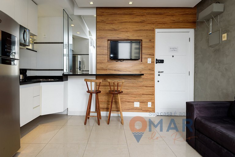Flat a 200m da Praia de Copacabana | SC 86/712