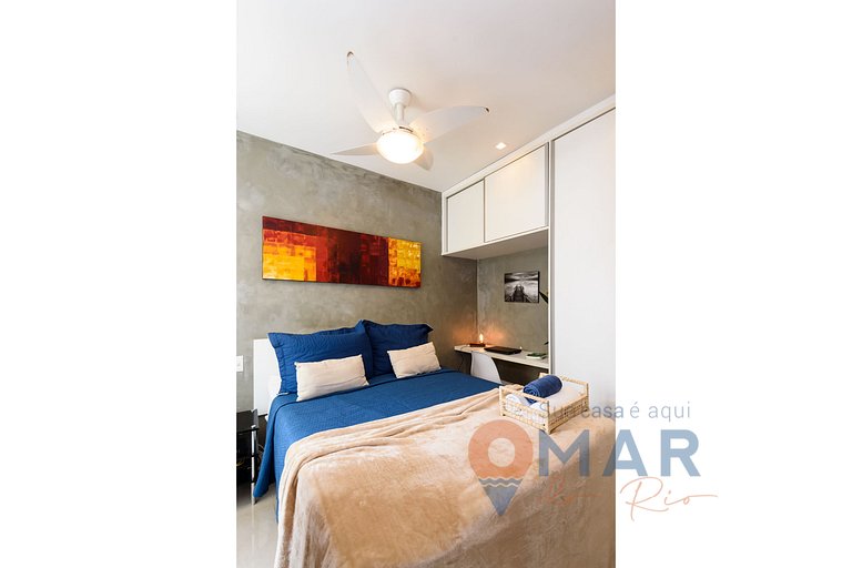Flat a 200m da Praia de Copacabana | SC 86/712