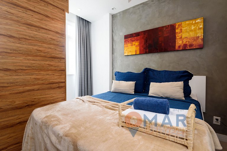 Flat a 200m da Praia de Copacabana | SC 86/712