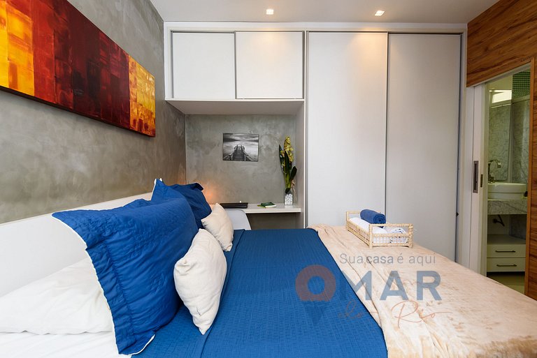 Flat a 200m da Praia de Copacabana | SC 86/712