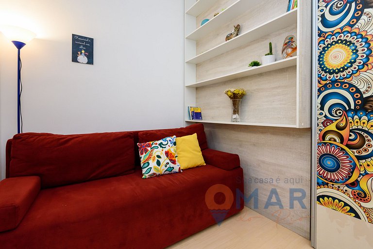 Quarto e Sala em Copacabana | PJ 145/1106