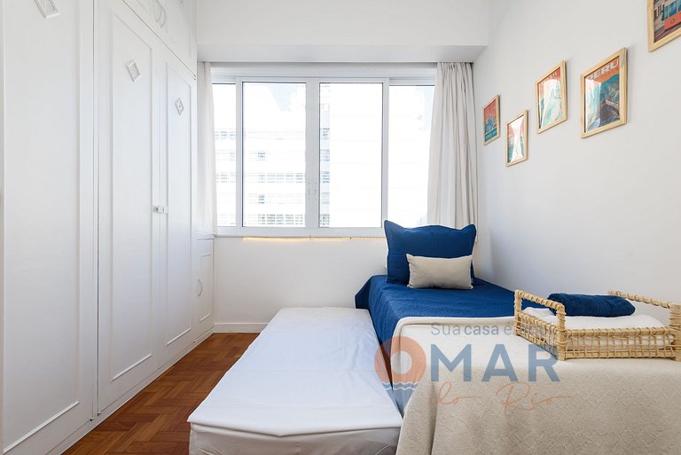 Apartamento no Leblon a 300m da praia | ADP 386/603