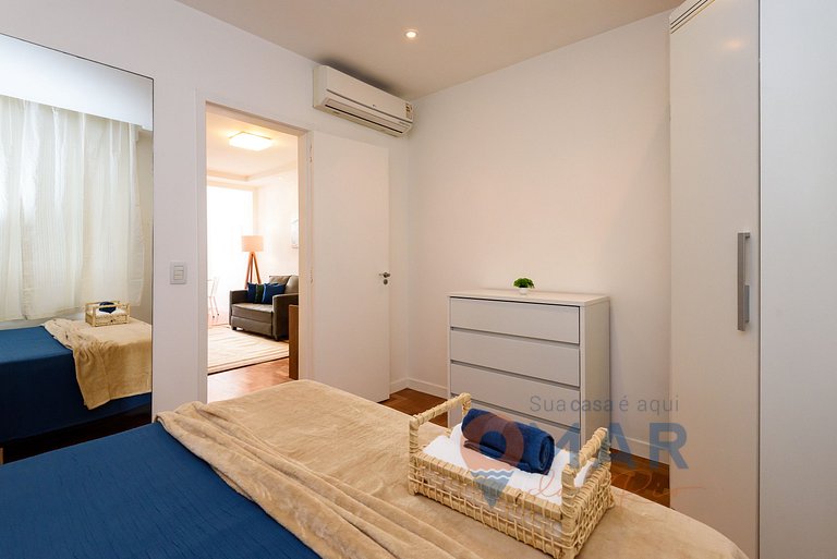 Apartamento no Leblon a 300m da praia | ADP 386/603
