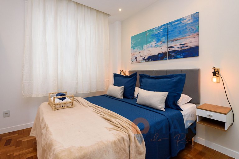 Apartamento no Leblon a 300m da praia | ADP 386/603