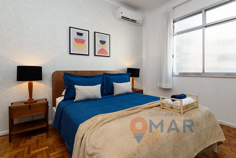 Apartamento decorado a 300m da Praia | RP 14/707