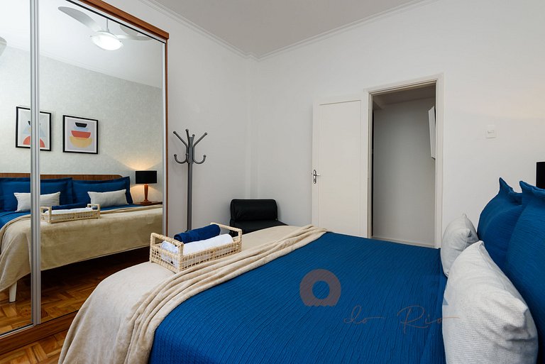 Apartamento decorado a 300m da Praia | RP 14/707