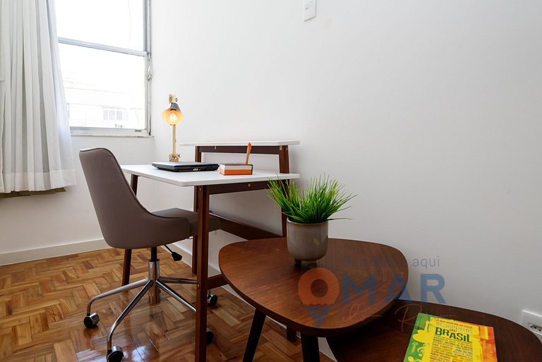 Apartamento decorado a 300m da Praia | RP 14/707