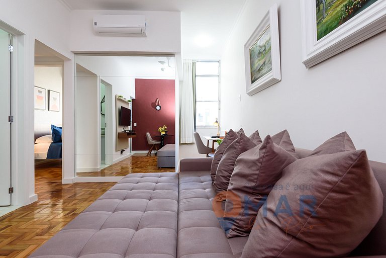 Apartamento decorado a 300m da Praia | RP 14/707