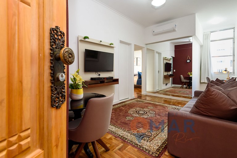 Apartamento decorado a 300m da Praia | RP 14/707
